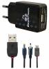 PowerTech Charger for Tablets and Smartphones with Micro Usb, 3.5mm and 2.5mm Connector 5V 2A PT-115 PowerTech Charger for Tablets and Smartphones with Micro Usb, 3.5mm and 2.5mm Connector 5V 2A PT-115